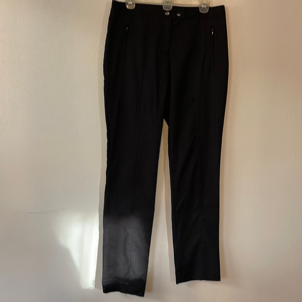 Woman’s Pinstriped Dress Pants - Waist Size 32”